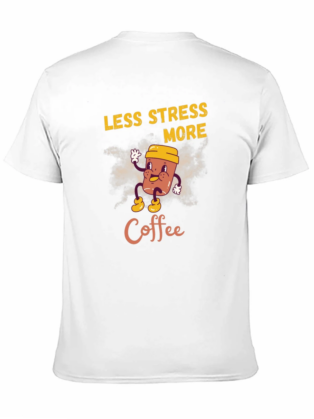 Less Stress More Coffee Graphic T-Shirt
