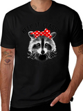 Classy Trashy Raccoon Graphic Tee