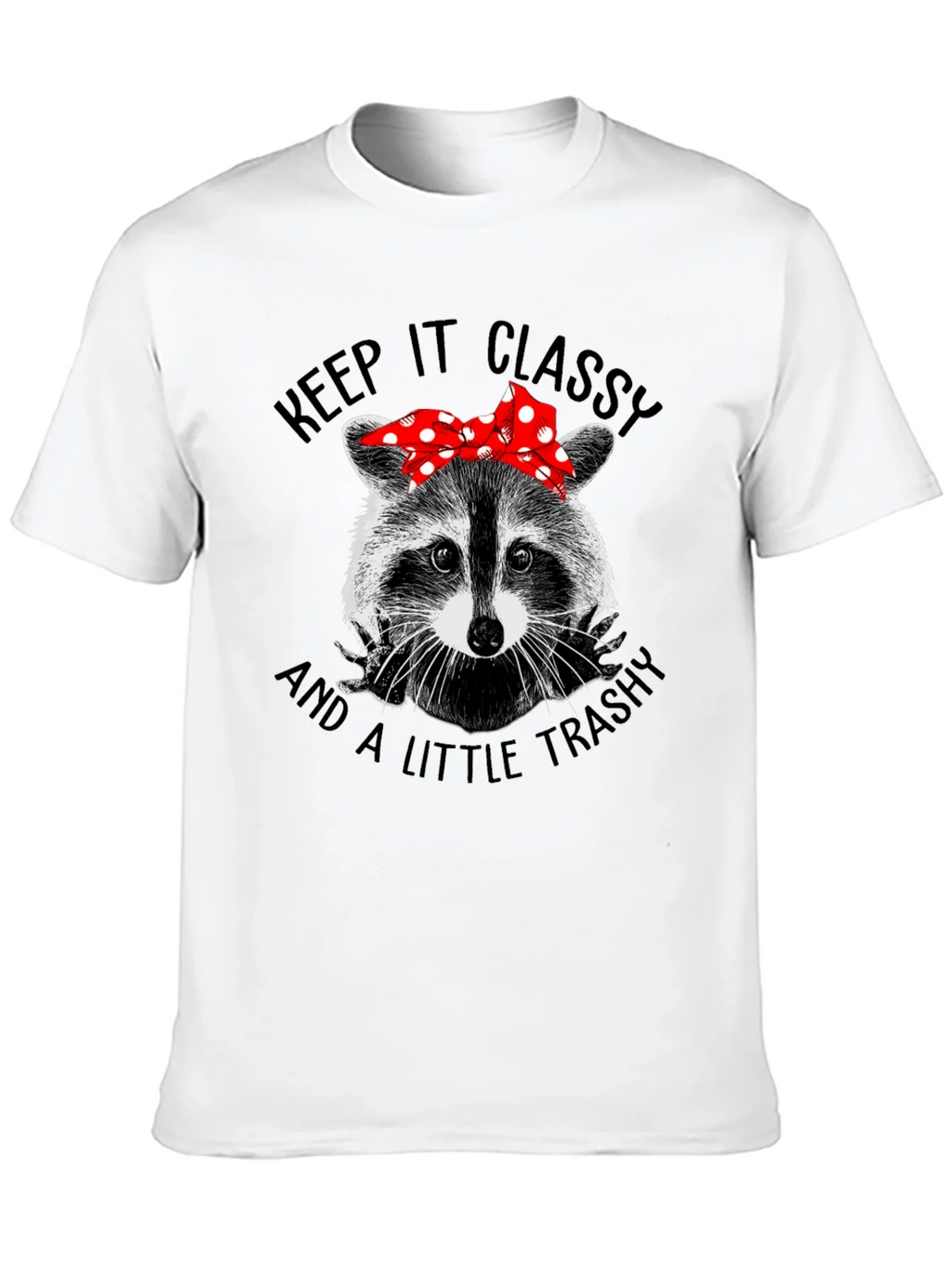 Classy Trashy Raccoon Graphic Tee