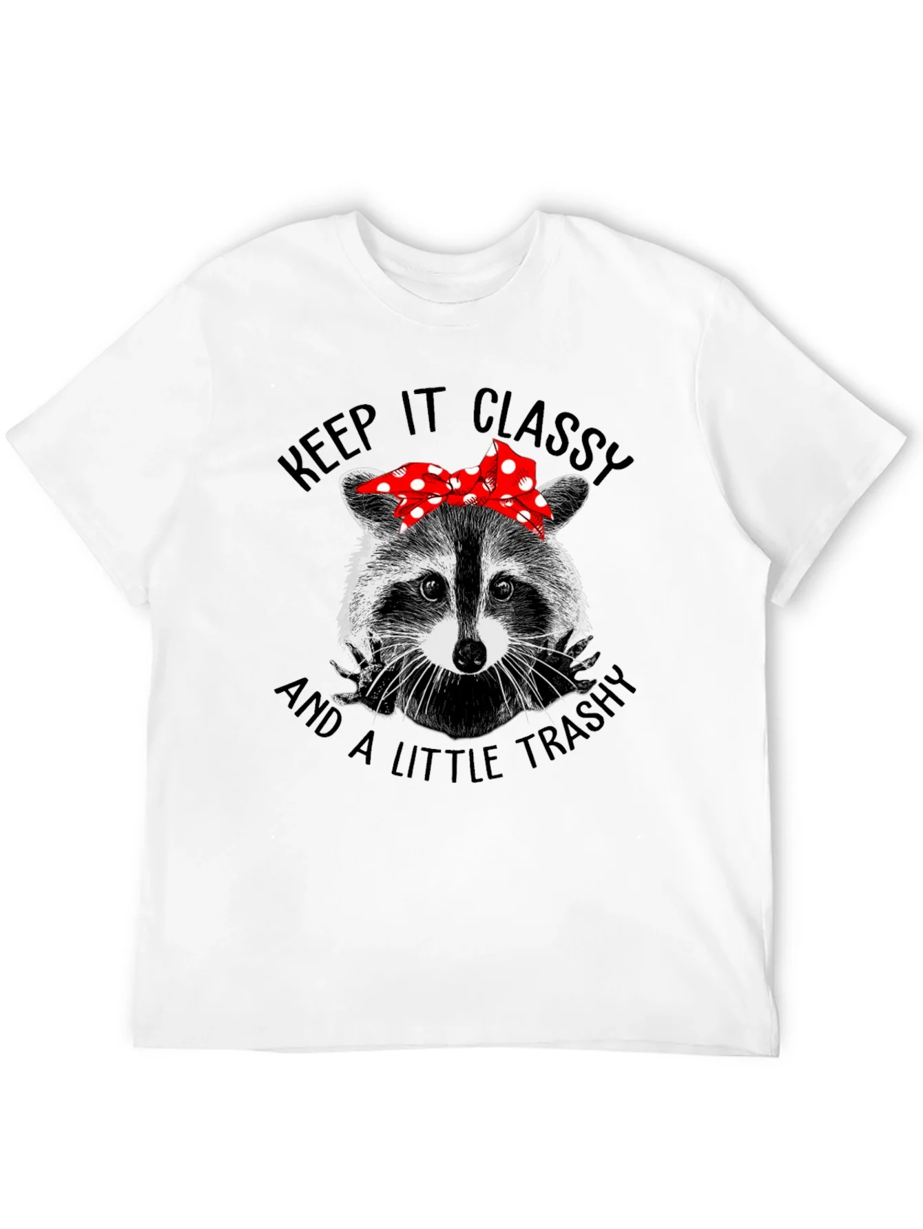 Classy Trashy Raccoon Graphic Tee