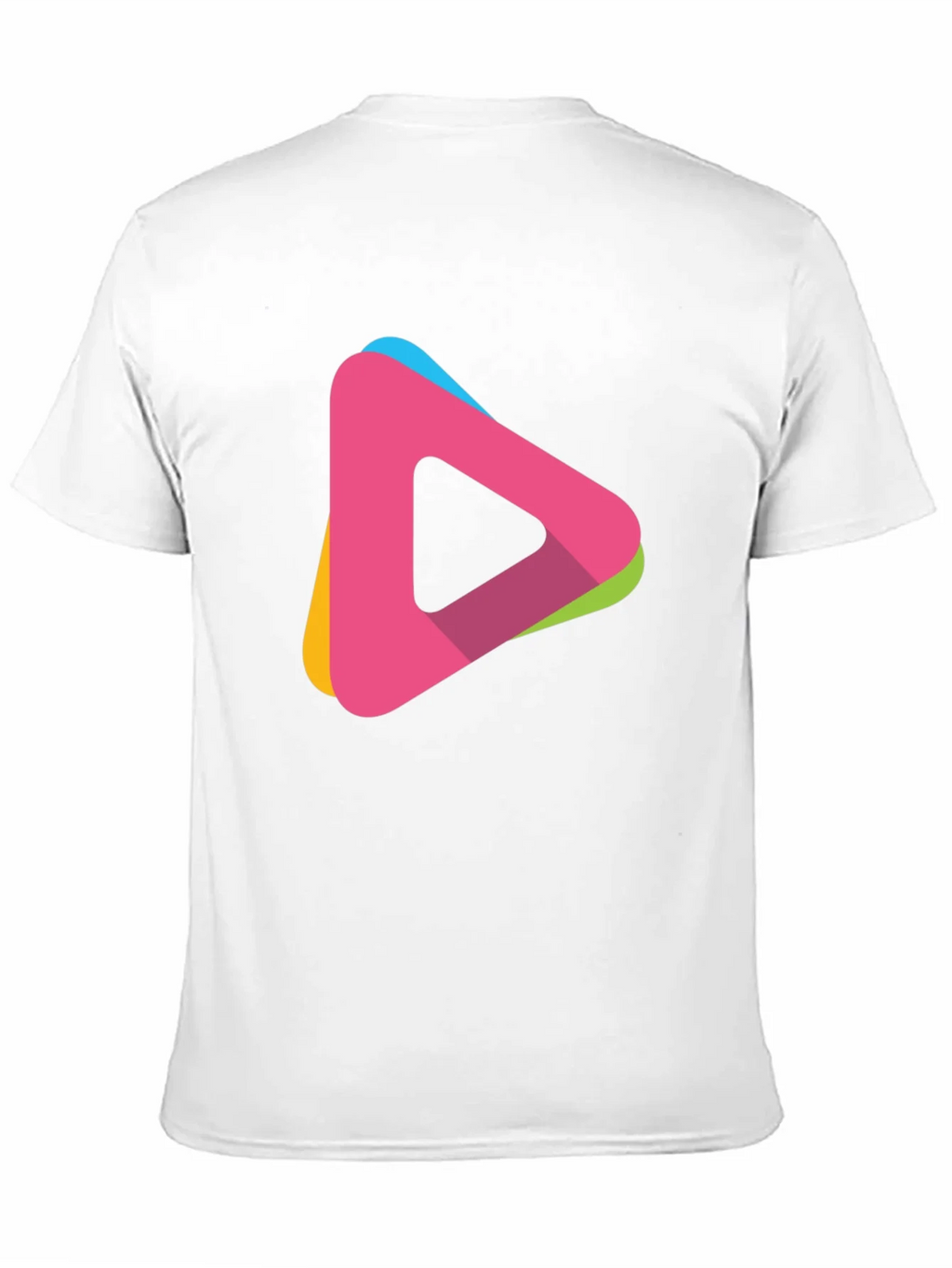 Modern Triangle Logo T-Shirt - Casual Style