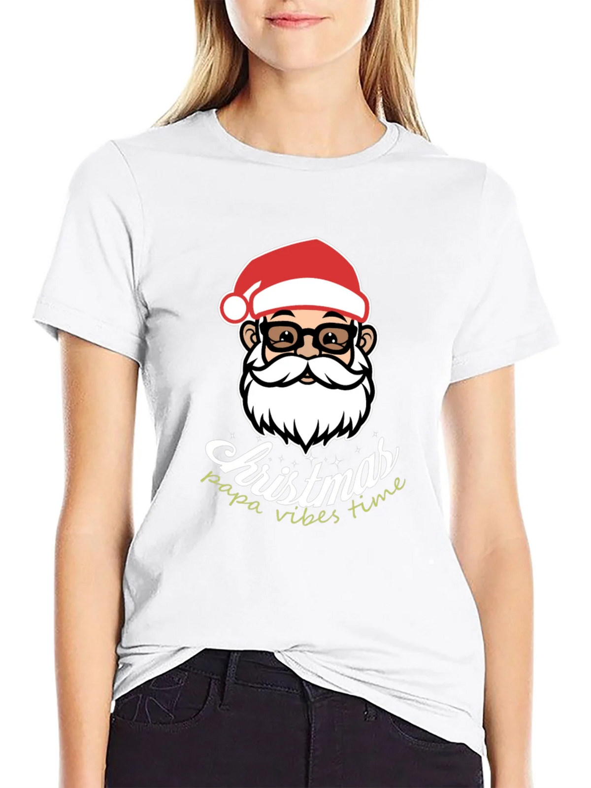 Christmas Papa Vibes T-Shirt