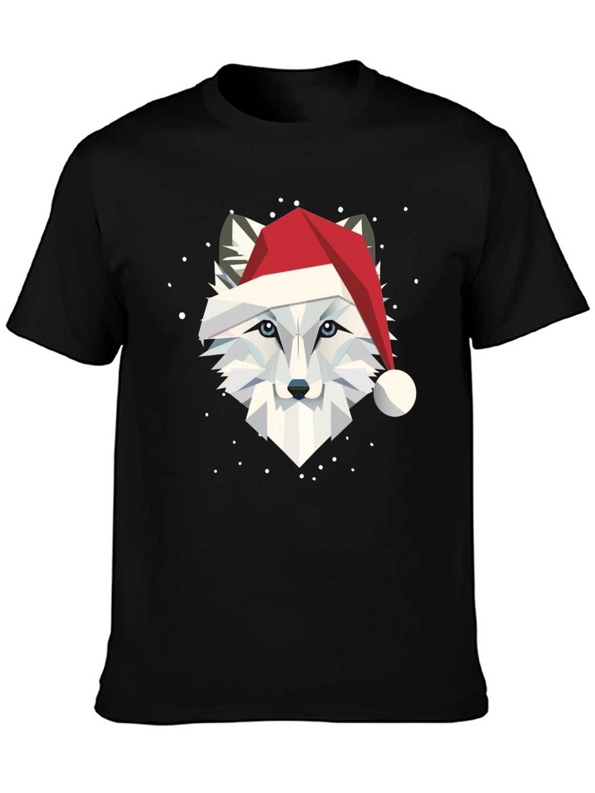 Festive Fox Graphic Tee - Holiday Apparel