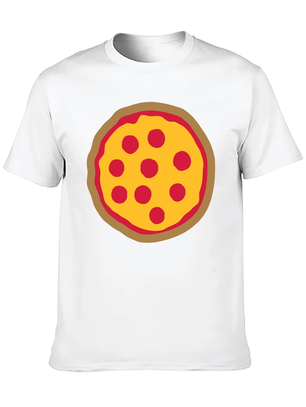 Pizza Graphic Black T-Shirt - Casual Wear