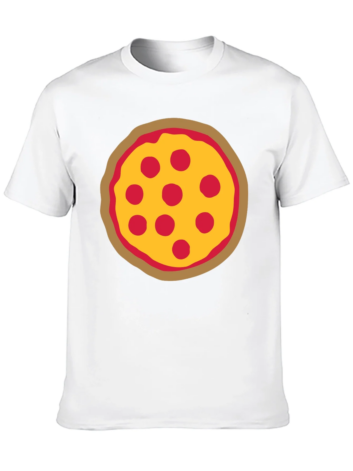Pizza Graphic Black T-Shirt - Casual Wear