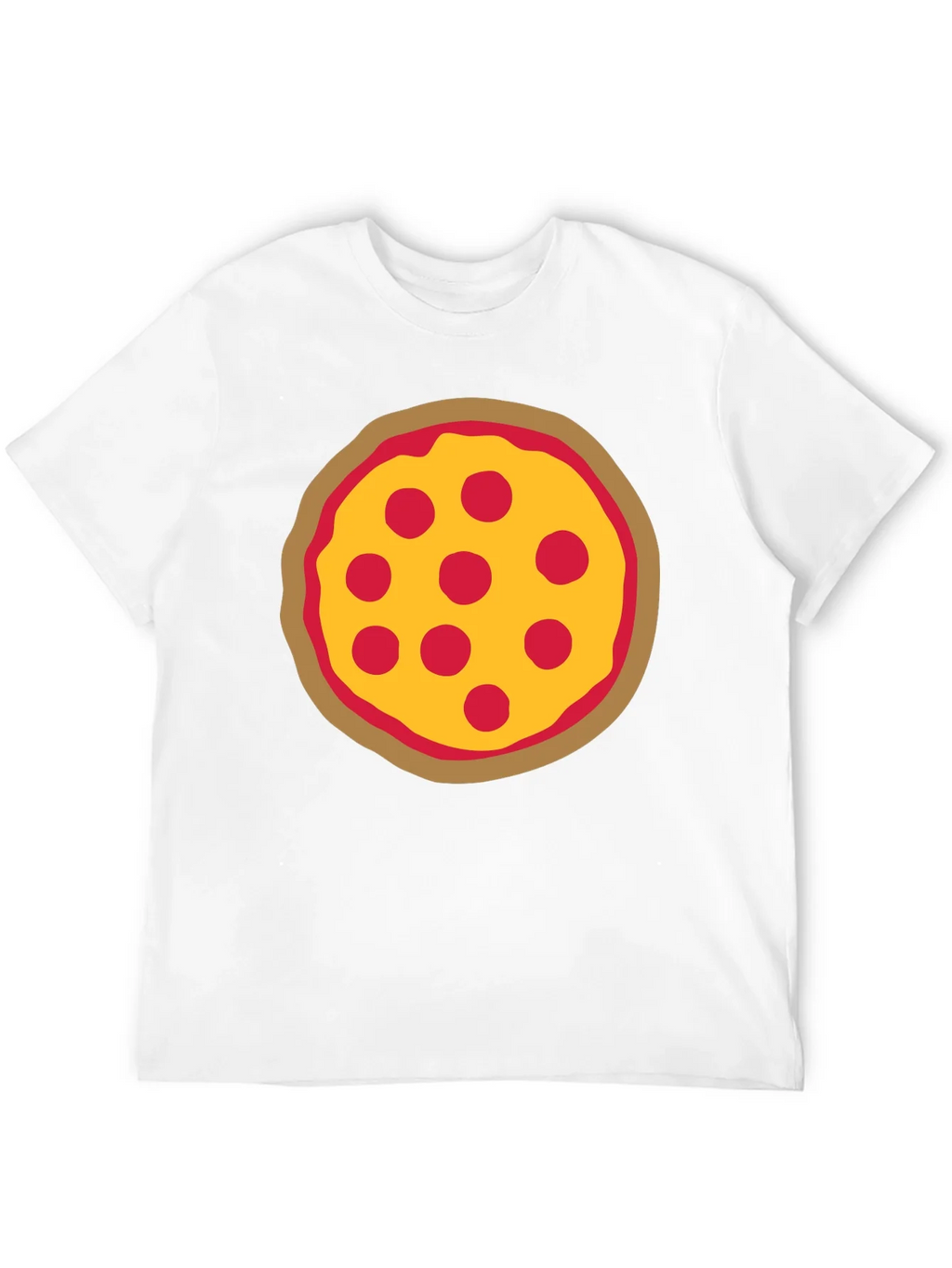 Pizza Graphic Black T-Shirt - Casual Wear