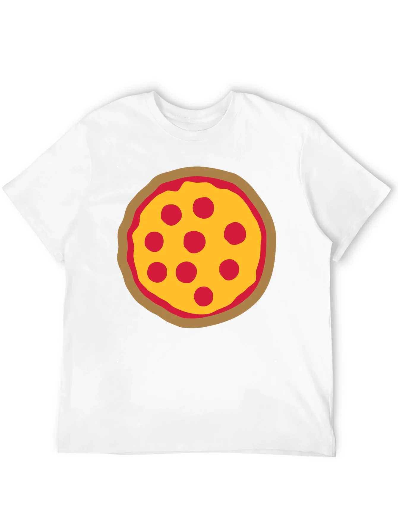 Pizza Graphic Black T-Shirt - Casual Wear