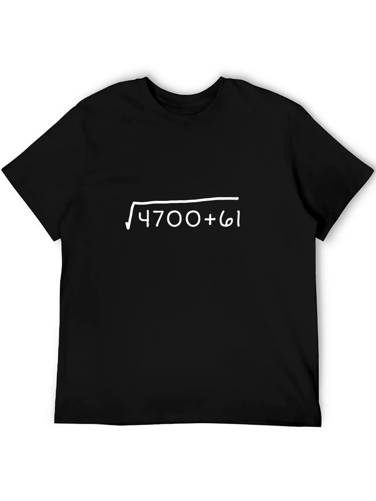 Math Humor T-Shirt: √4700+61