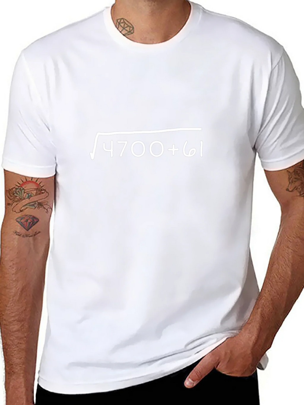 Math Humor T-Shirt: √4700+61