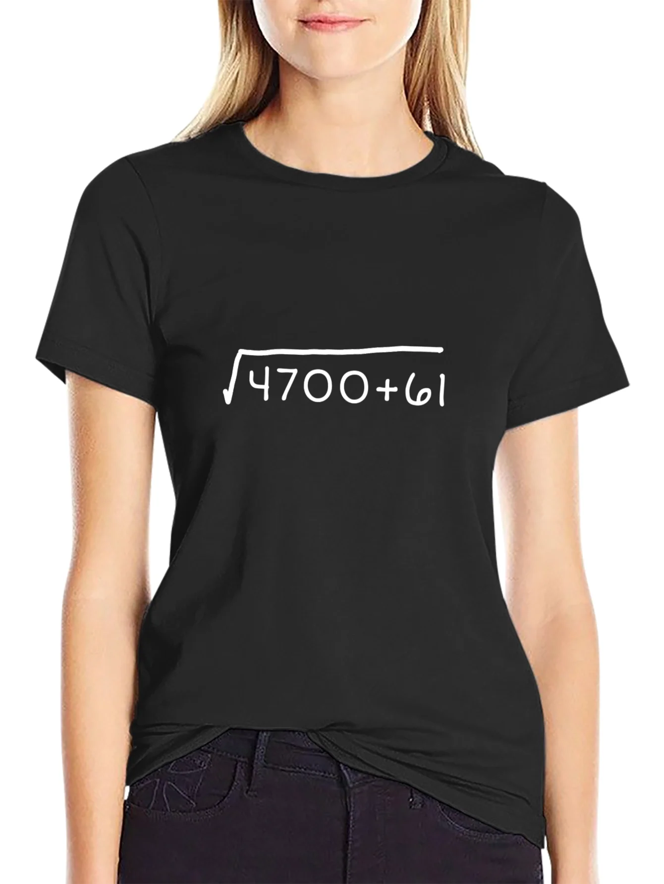 Math Humor T-Shirt: √4700+61
