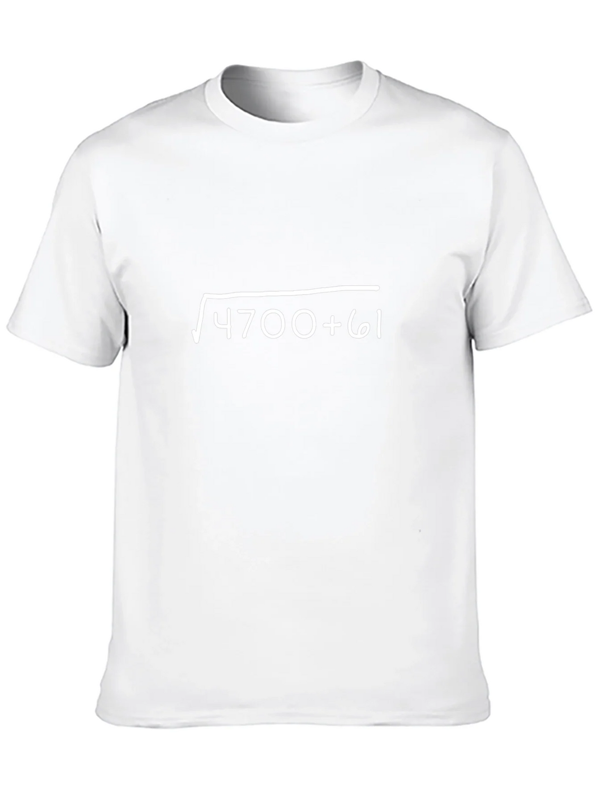 Math Humor T-Shirt: √4700+61