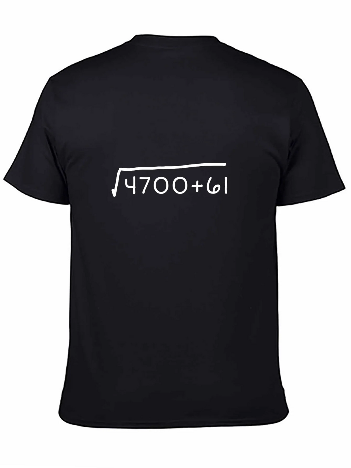 Math Humor T-Shirt: √4700+61