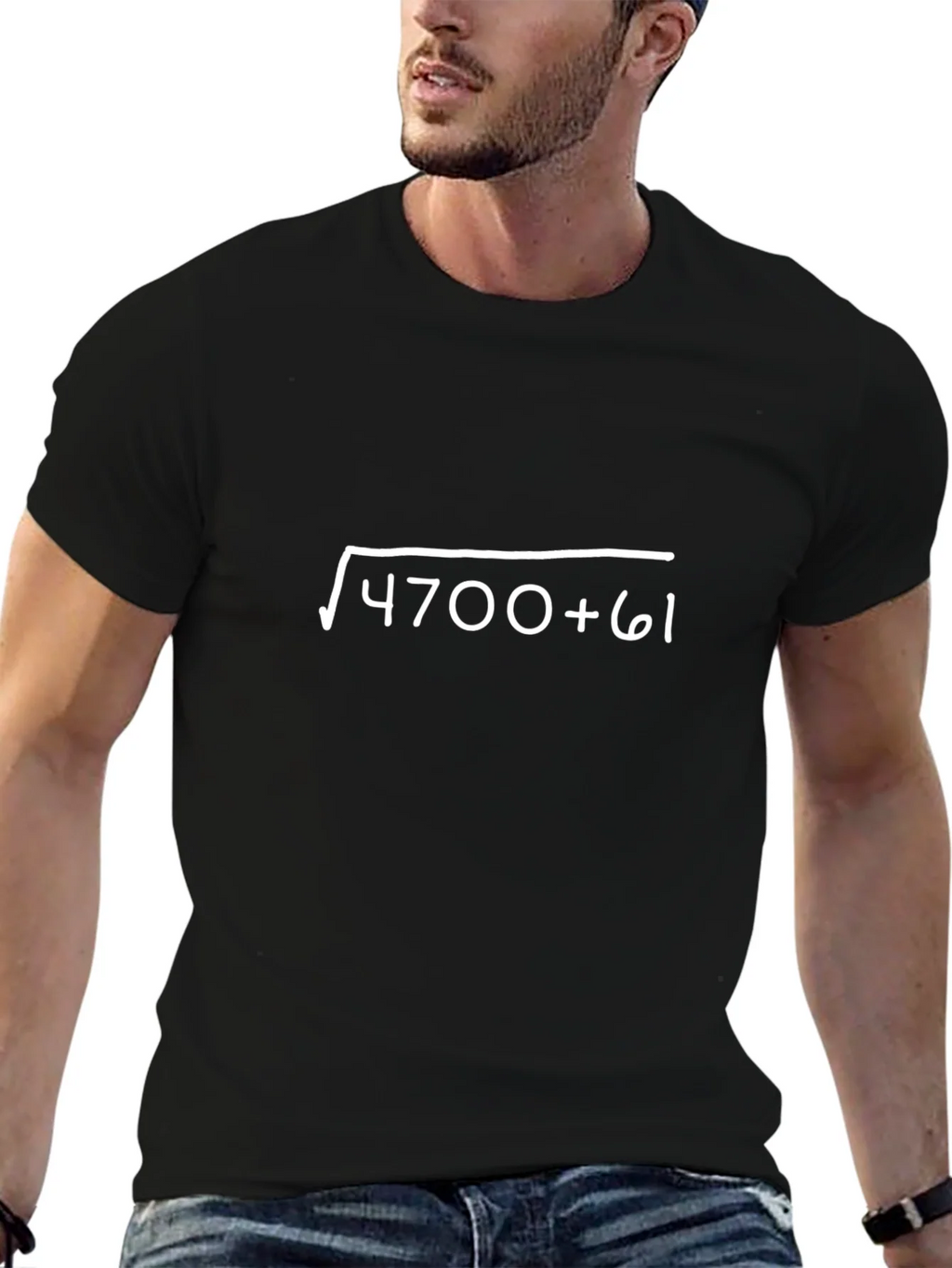 Math Humor T-Shirt: √4700+61