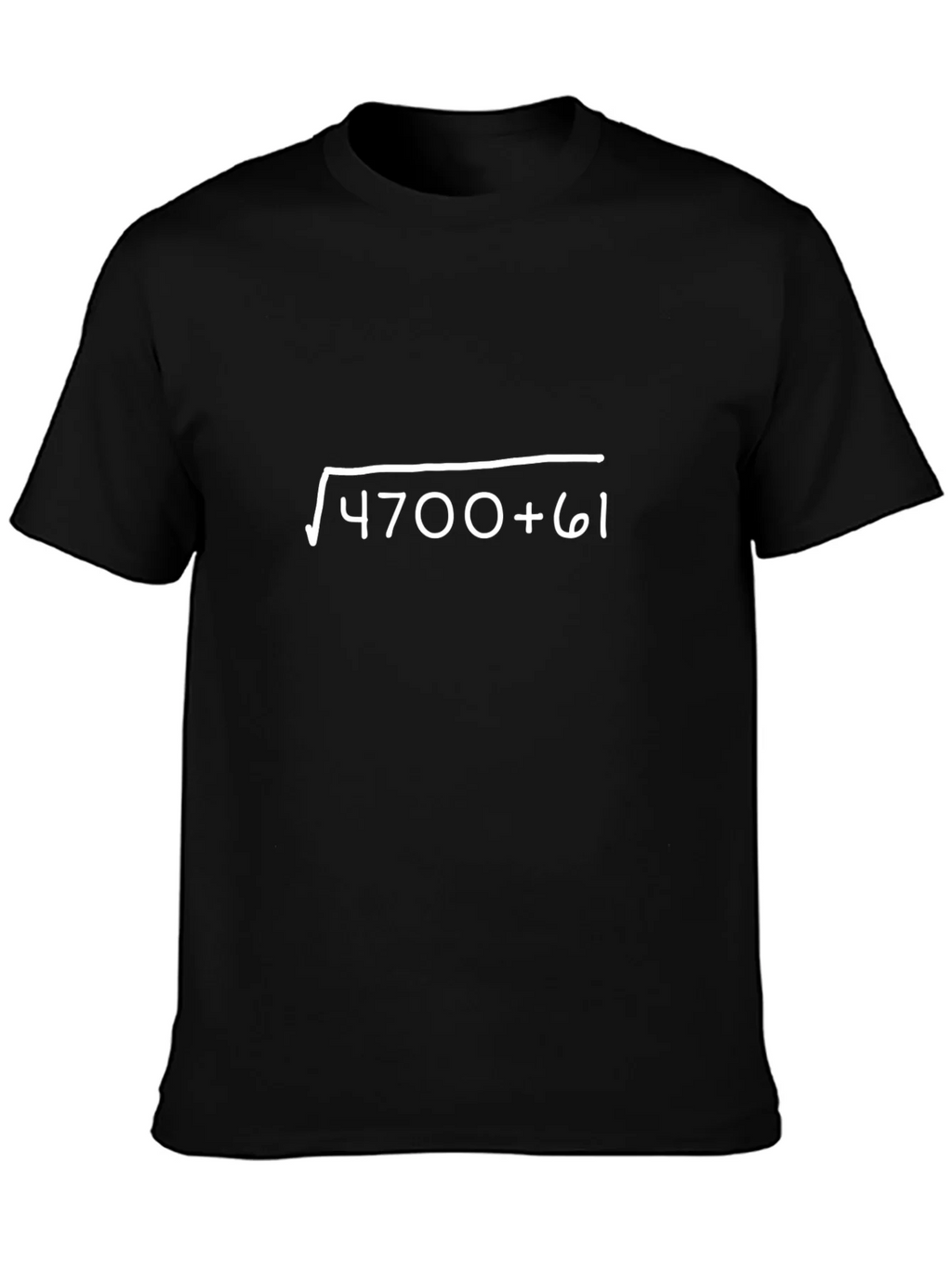 Math Humor T-Shirt: √4700+61