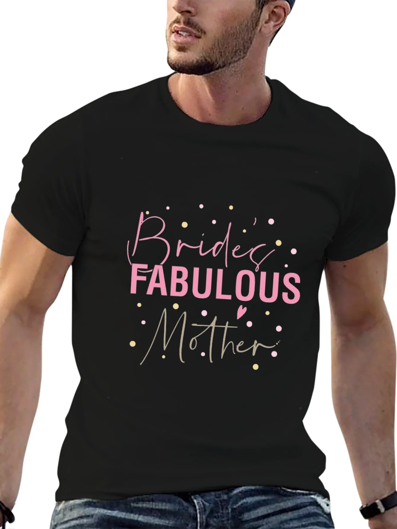 Brides Fabulous Mother T-Shirt Bridal Party Tee
