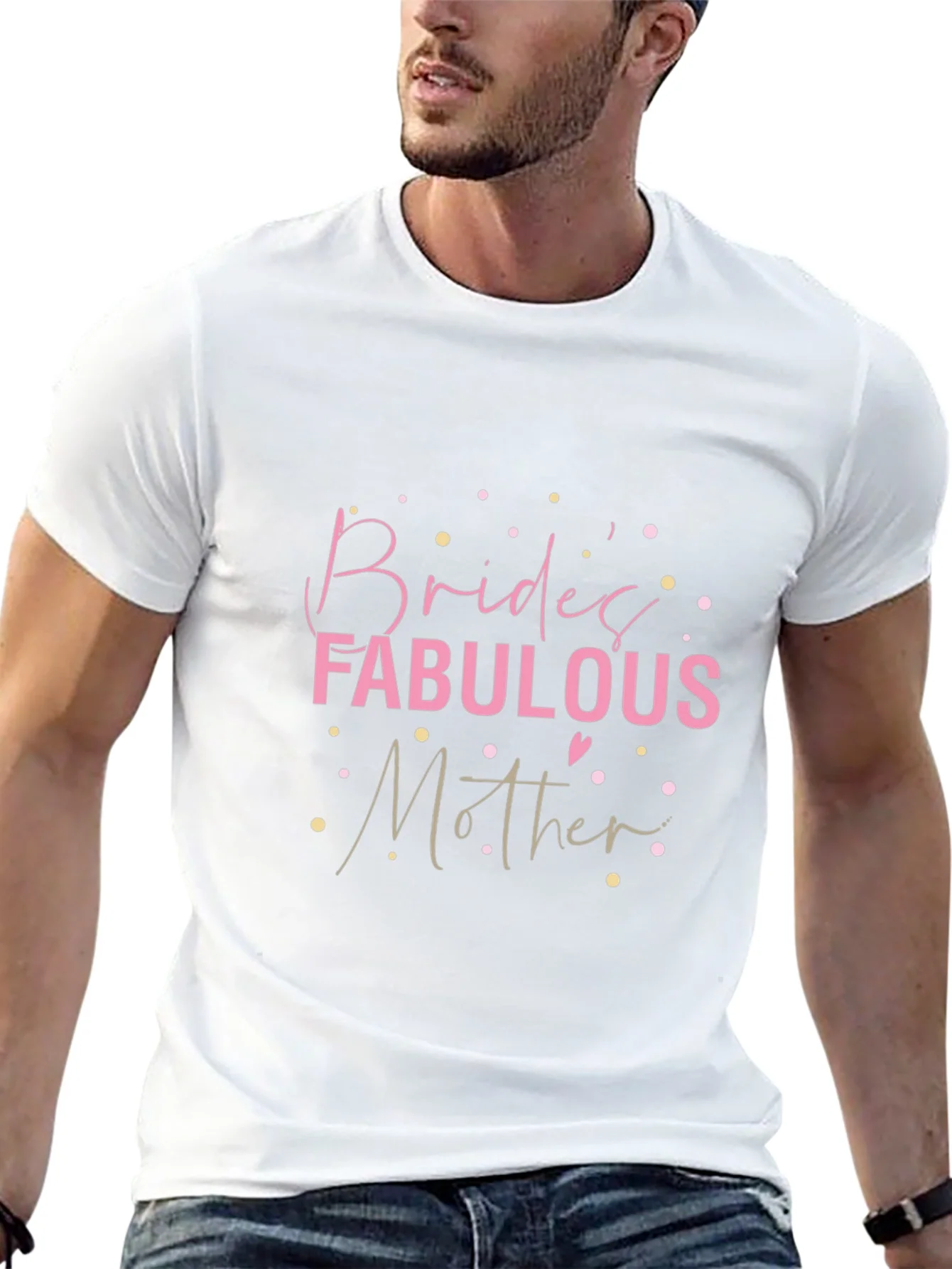 Brides Fabulous Mother T-Shirt Bridal Party Tee