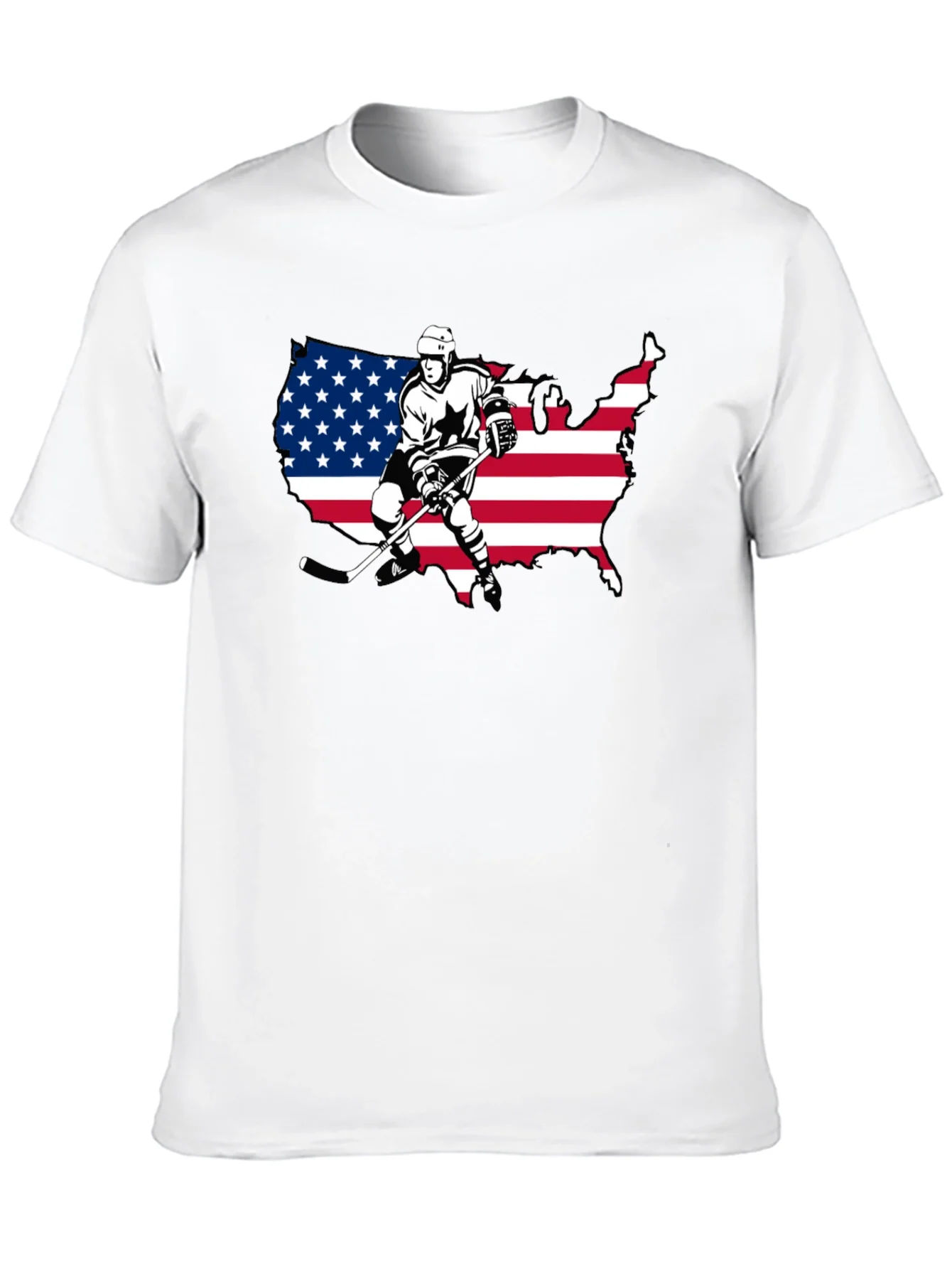 USA Hockey Graphic Tee - Patriotic Style