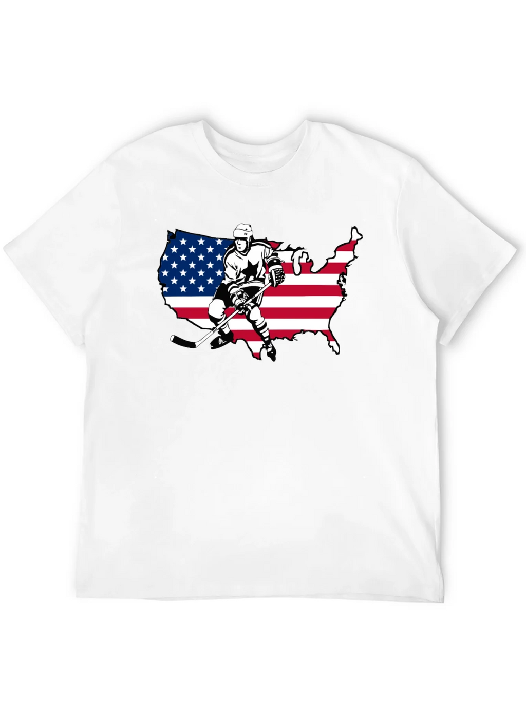 USA Hockey Graphic Tee - Patriotic Style