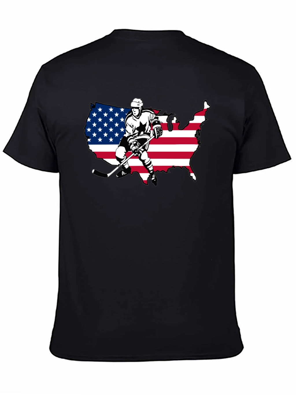 USA Hockey Graphic Tee - Patriotic Style