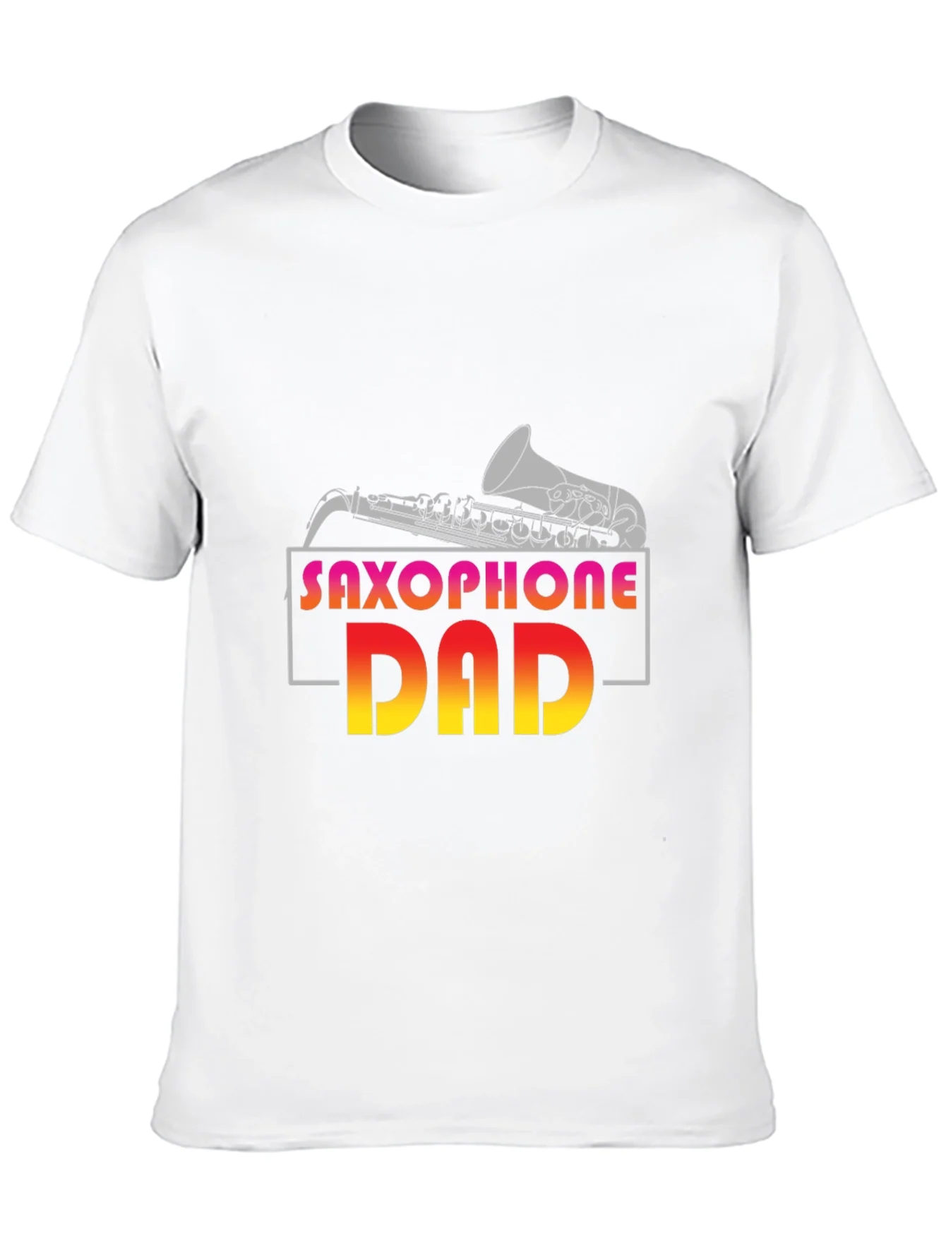 Saxophone Dad Graphic T-Shirt - Music Lover Gift