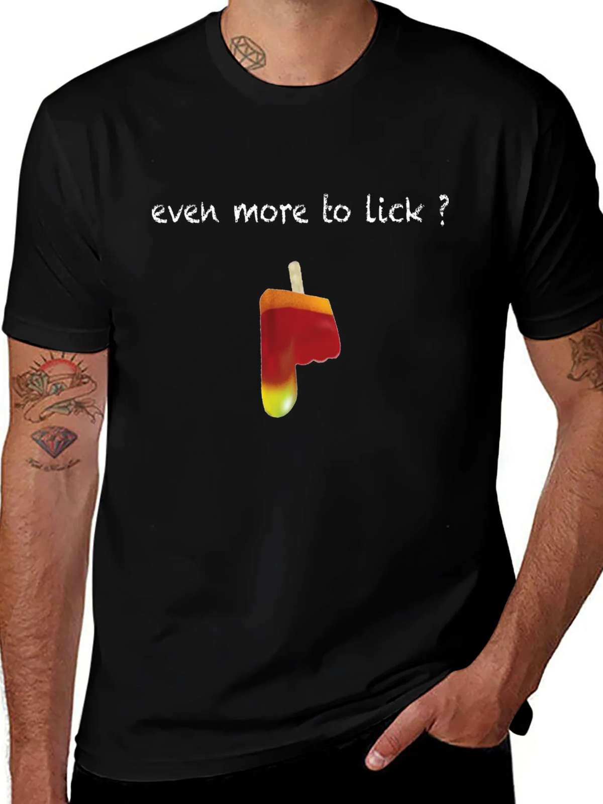 Even More to Lick T-Shirt - Novelty Ice Pop Design